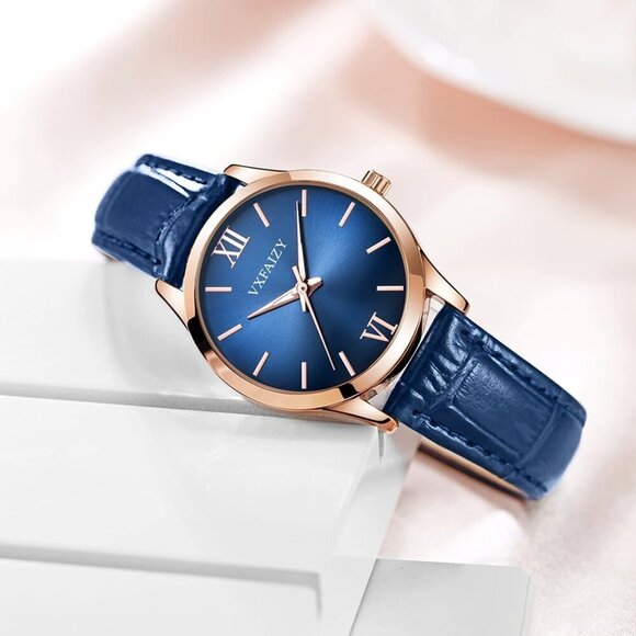 Women\'s Casual Leather Watch Water Resistant Elegant Minimalist Timepiece main image 9